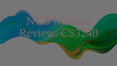 Nus module review CS3240