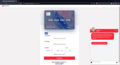 Illegitimate scam website page 2