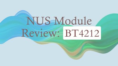 Nus module review BT4212