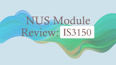 Nus module review IS3150